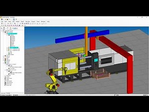 Gantry simulation using Fanuc Robot Extended Axis control| Fanuc Additional Motion Group Control.