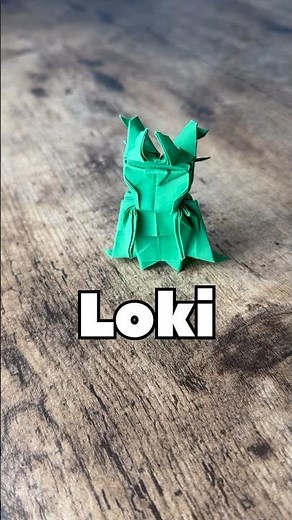 EPIC ORIGAMI LOKI MARVEL AVENGERS TUTORIAL FROM EASY ORIGAMI WORLD TUTORIAL | DIY LOKI AVENGERS