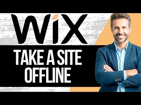 How To Take Site Offline in Wix