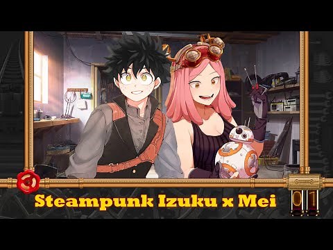 Steampunk Izuku x Mei || MHA TextStory || Pt 1 - Train Wreck