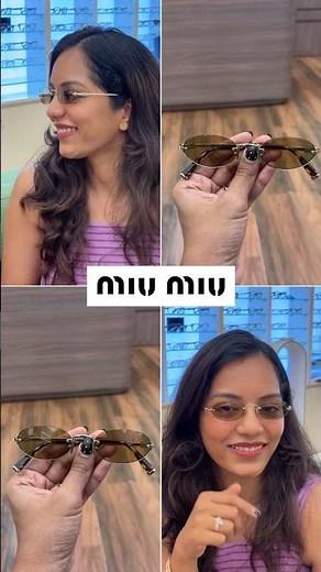 Latest Miu Miu Sunglasses | Stylish Sunglasses For Women | Rimless Miu Miu Sunglasses