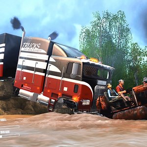 2.2M views · 4K reactions | Old Tractor Pulls A Truck Out Of The River | GaspoL Gaming | Facebook