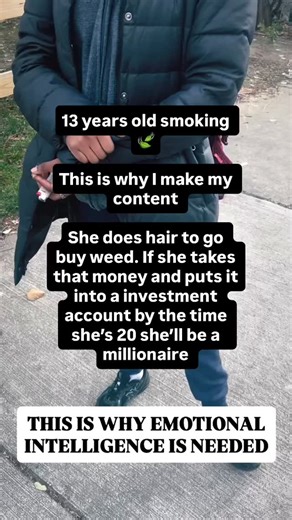 Mr. Salt n pepper on Instagram: "Most people start smoking at 13 or 14 years old. At that age, it seems harmless, but what’s really happening is that you’re becoming a customer for life. Let me break it down simply. Weed costs money. That’s it—that’s the breakdown. Every time you spend money on it, you’re making someone else richer while you’re losing money. Now imagine if you took the money you spend on weed and put it into an investment account. In 10 years, you’d be significantly wealthier. A