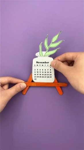 DIY Calendar 📅 #diy #craft #gift #giftideas