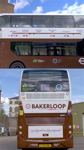 The new Bakerloop bus has arrived 👀 The new BL1 bus route will ⬇️ - Are fully electric - Improve bus journey times between Waterloo and Lewisham - Connect you to town centres in southeast London - Are equipped with USB ports for charging on the go Find out more https://tfl.gov.uk/modes/buses/superloop | Transport for London