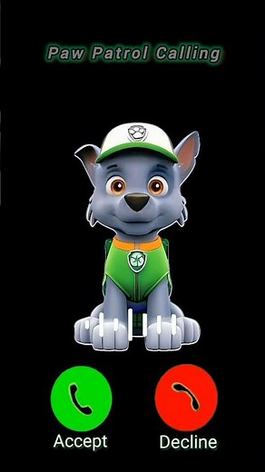 Incoming call from Paw Patrol #shorts