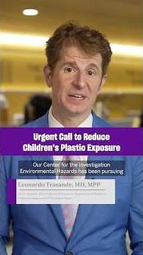 Urgent Call to Reduce Children’s Plastic Exposure | NYU Langone Health