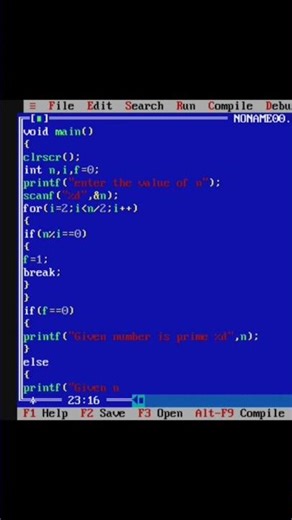 c program to check given number is prime or not #shorts #primeornot