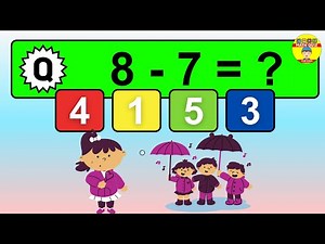 20 Math Quiz for Kids | One Digit Subtraction Quiz