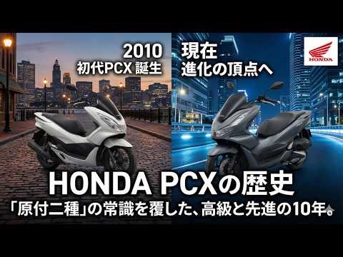 ホンダ・PCXの物語：“ただの足”という概念を、この一台が打ち砕いた。それは、スクーター界の常識を塗り替えた“PCX”という名の革命だった。クラスを超えたスクーター