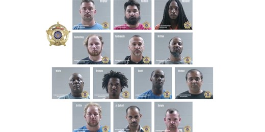 13 men arrested following internet child sex crimes investigation