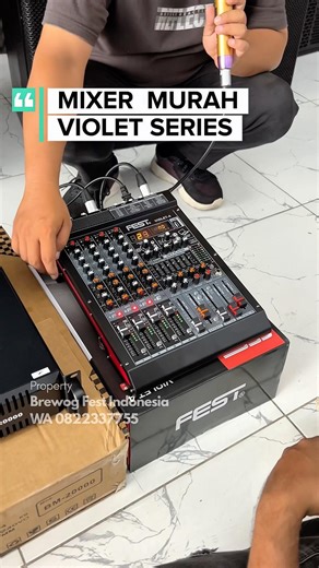 pengecekan mixer sebelum dikirim ke Temanggung Jawa Tengah #brewogfestindonesia