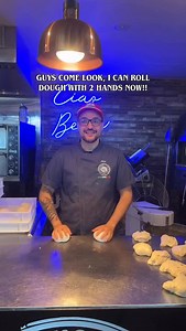 10K views · 60K reactions | Felice is the expert of using 2 hands. Bravo Feli’! Do you roll dough with 2 hands too? 來 #noipizzeria #pizza #pizzeria #italianfood #melbourne #cheflife #pizzaiolo #joke | Noi Pizzeria | Facebook