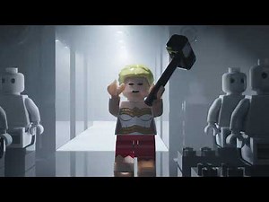 Lego Apple 1984 Super Bowl Commercial Introducing Macintosh Computer (4K)