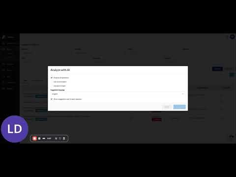 eAuditor AI Report Analysis - Step by step instructions