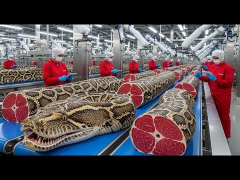 AI Factory Exposed | Inside the Python Skin Leather & Meat Factory