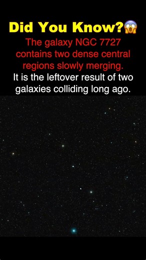 The Galaxy With Two Hearts is About to Explode ❤️❤️💥 #space #sciencefacts #astronomy #spaceshorts