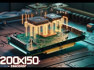 Build a Custom Video Card – 200x150 Pixels / 256 Colors