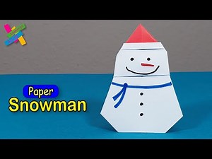 Origami SNOWMAN | DIY Easy | How to make a snowman | Fold Tutorial
