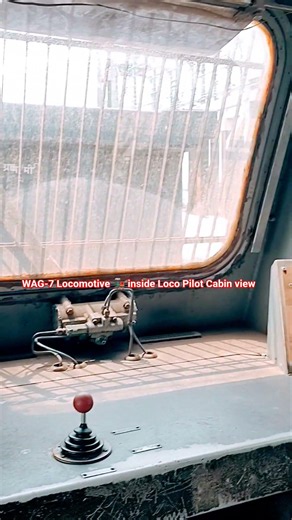 WAG-7 Locomotive Loco Pilot Training 🚆 | Inside Cabin View 🔥 #locopilot #locomotive #trainoperation