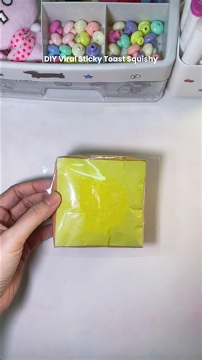 DIY Viral Sticky Toast Squishy #diy #squishy #craft #craftideas #diycrafts #papercraft #crafting