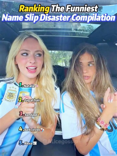 Ranking the funniest name slip disaster compilation #funny #viral #herramientas #pov #fyp #comedy