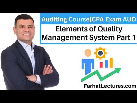 📘 Elements of Quality Management System Part 1 — Auditing Course | CPA Exam AUD
