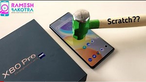 Vivo X80 Pro Screen Scratch test | Mobile Professor 5G