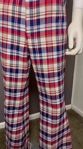 Vintage 1970's Plaid Bell Bottoms From MANN W29 L33 - Etsy