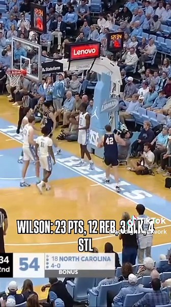 Caleb Wilson Shines Against Navy in UNC Basketball