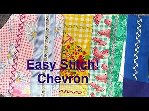 Ep 86 Embellishments: Chevron stitch