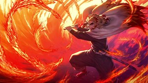 Rengoku Kyoujurou Flame Breathing Kimetsu No Yaiba Live Wallpaper - MoeWalls