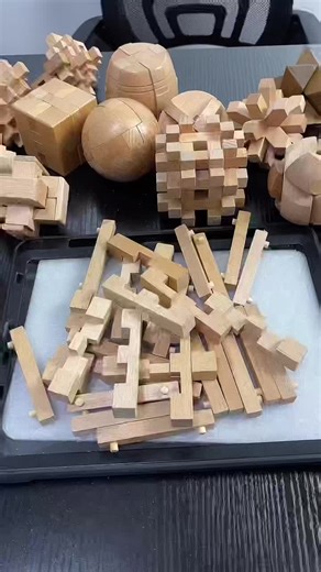 Challenge your brain and hands #handmade #funny #toys #gamer #teaching #puzzles #wood