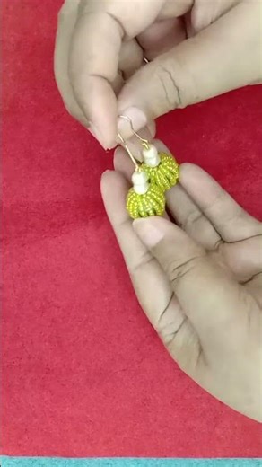 BEADED BALL EARRINGS! FULL VIDEO ON MY YOUTUBE.