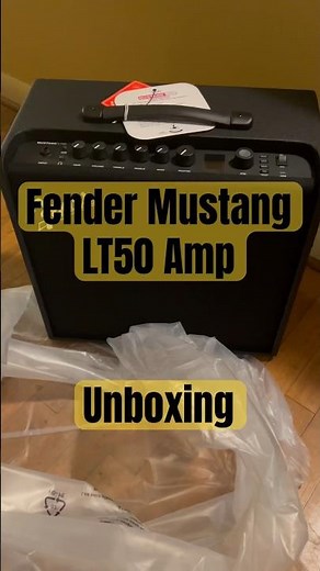 Fender Mustang LT50 Amplifier - Unboxing #fender #amplifier #guitar
