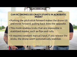 Can RC Drones Do Crazy Stunts In Acrobatic Mode? - RC Toy Central