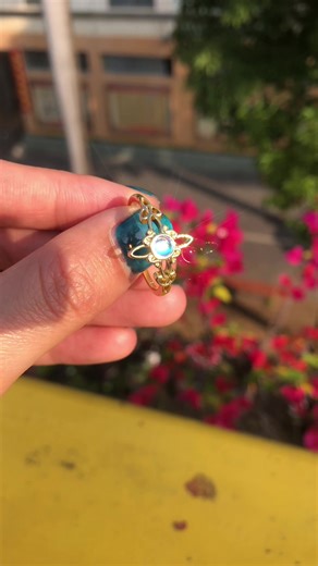 The sterling silver witch's knot ring is trending for a reason. A powerful protection symbol that shields your energy, strengthens intuition, and adds a witchy touch to any stack #witchknot #witchtok #sterlingsilver #ringstack