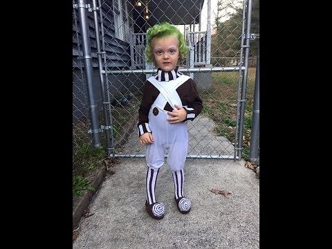 DIY Toddler Oompa Loompa Costume