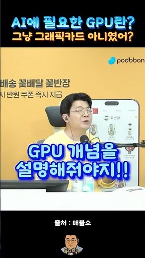AI 시대에 필요한 GPU란? CPU vs GPU!! #매불쇼 #엔비디아 #gpu #cpu #ai #최욱