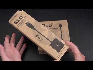 Club 3D DisplayPort 1.4 to HDMI 2.1 Adapter (CAC-1085) Unboxing and First Look