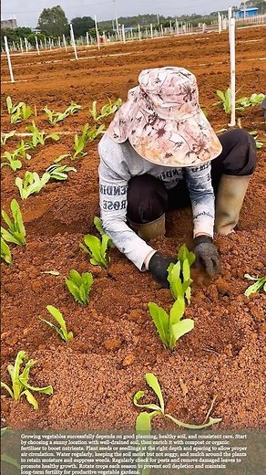 Smart Gardening Techniques for High-Yield Vegetables #gardeningtips #farming