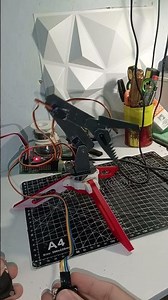 Tes Robot Arm Versi 2 (Dreck 0.2) #arduino #robot #arm #technology