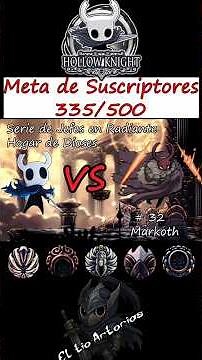 Hollow Knight MARKOTH Radiante!! #hollowknight #gameplay #bossfight #gaming #gameplay #gamer #games