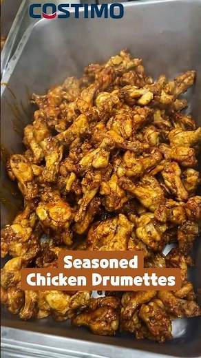 Chopsticks and a mouth, just the two are enough✌️|Seasoned Chicken Drumettes #ovenbaked #chickenwing