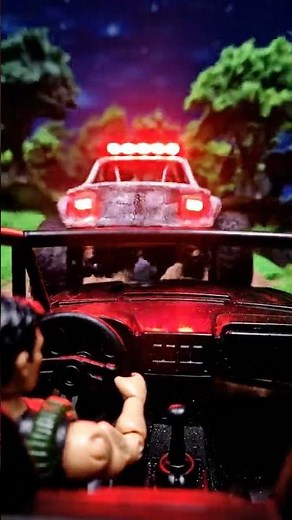 Epic Toy Car Chase & Explosion! 🚨💨 Off-Road Action Figure Adventure