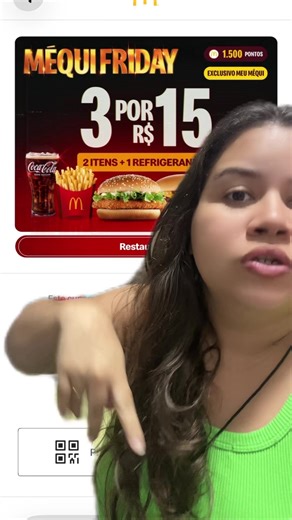 Resgate cupons McDonald's com o app