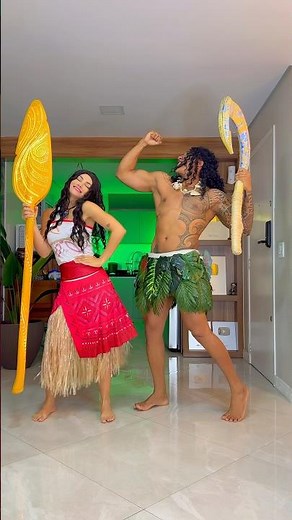 Quem vai assistir o novo filme da MOANA? 👀 ‪@mayca.brasil‬ #transition #moana #maui