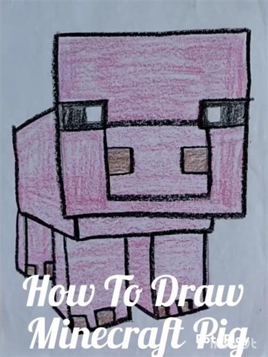 #howtodraw#minecraft#pig#drawing#art#tutorial#minecraftshorts#shorts#shortvideo#youtubeshorts#short