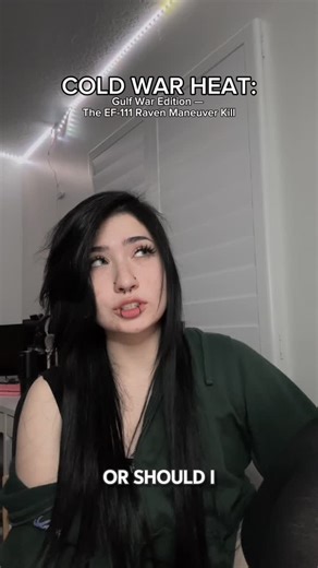 mini raptor ☠︎︎ ︎ on Instagram: "raven 🤝 EF-111 Raven ‼️‼️😛🇺🇸🦅🔥 • • • • • #fyp #aviation #avgeek #aircraft #fighterjet #generaldynamics #ef111 #aviationlover #jet #airforce #trending #plane #pilot #flying #airplane #emogirl #egirl #goth #gothgirl #insta #reels #foryou #mogged #alt #altgirl #gothmommy #warthunder #f117 #desertstorm #gulfwar"