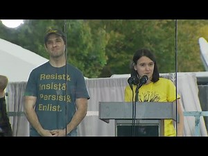 Indivisble cofounders Leah Greenberg & Ezra Levin speak at No Kings Rally DC | Full Speech